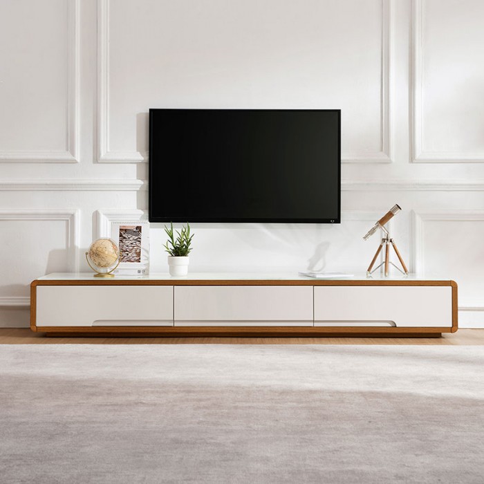 Minimalist tv store bench